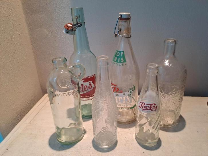Diverse oude limonade flessen | limonadefles, Verzamelen, Merken en Reclamevoorwerpen, Zo goed als nieuw, Gebruiksvoorwerp, Ophalen