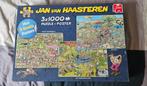 Jan v Haasteren puzzel 3x1000 stukjes, Hobby en Vrije tijd, Denksport en Puzzels, Ophalen of Verzenden, Zo goed als nieuw