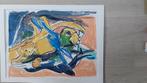 Zeefdruk  A.Vrede zonder titel,gesigneerd, Antiek en Kunst, Ophalen of Verzenden