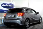 Mercedes-Benz A-Klasse 180 AMG LEDER NAVI XENON BLUET STOELV, Auto's, Voorwielaandrijving, Gebruikt, Zwart, 4 cilinders