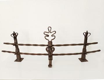 Uniek metalen haardrek / haardscherm beschikbaar voor biedingen