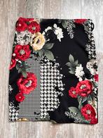 Rood met zwart rokje met print van Envy. Maat M., Maat 38/40 (M), Verzenden, Zo goed als nieuw, Envy