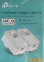 TP-link AV600 Passthrough Powerline Starter NIEUW in doos, Computers en Software, Powerlines, Nieuw, TPLink, Ophalen of Verzenden