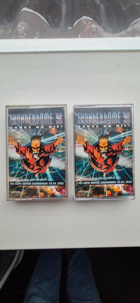 Thunderdome '96 dance or die! Mc1 en Mc2, Cd's en Dvd's, Cassettebandjes, Zo goed als nieuw, Dance, 1 bandje, Ophalen of Verzenden