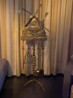 Antiek Koperen Haardstel met Molenthema, Antiek en Kunst, Ophalen of Verzenden, Koper