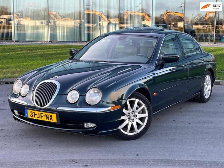 Jaguar S-type 4.0 V8 EXCLUSIVE AIRCO MEMORY, Auto's, Jaguar, Bedrijf, Te koop, S-Type, ABS, Airbags, Airconditioning, Alarm, Boordcomputer