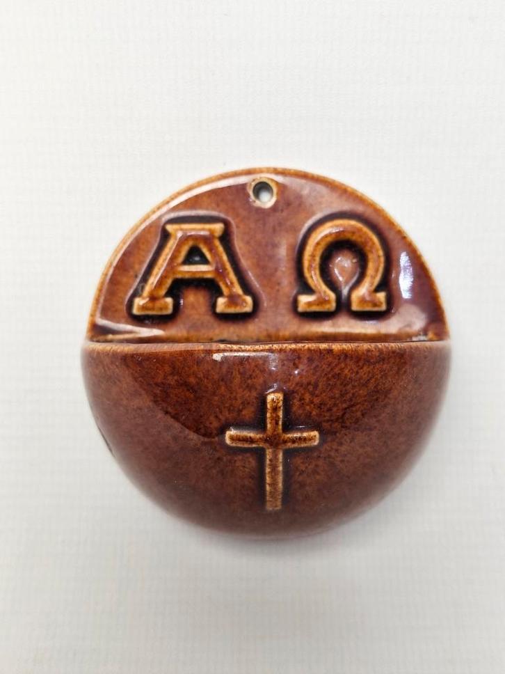 # Vintage Goebel Wijwaterbakje, Antiek en Kunst, Antiek | Religie, Ophalen of Verzenden