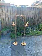 Karwei Eden Vloerlamp - Goud, Ophalen, Zo goed als nieuw, Metaal, 150 tot 200 cm