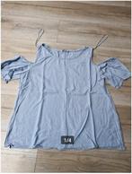 Lichtblauwe off shoulder shirt Maat 46 h3, Naramaxx, Blauw, Maat 46/48 (XL) of groter, Onbekend