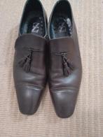 Zegna bijna nieuwe leren Italiaanse schoenen  42, Ophalen of Verzenden, Zo goed als nieuw, Bruin