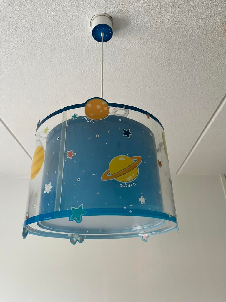 Lamp kinderkamer zonnestelsel, Kinderen en Baby's, Kinderkamer | Inrichting en Decoratie, Zo goed als nieuw, Lamp, Ophalen