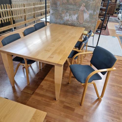 Modern Deens design Eettafel set plus salontafel, Huis en Inrichting, Tafels | Eettafels, Zo goed als nieuw, 50 tot 100 cm, Vijf personen of meer