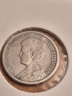 Zilveren 25 cent 1911 Wilhelmina - Mooie Staat, Verzenden, Zilver, 25 cent, Koningin Wilhelmina
