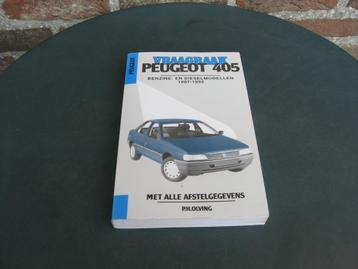 vraagbaak peugeot 405 benzine - en dieselmodellen 1987 -1992 beschikbaar voor biedingen