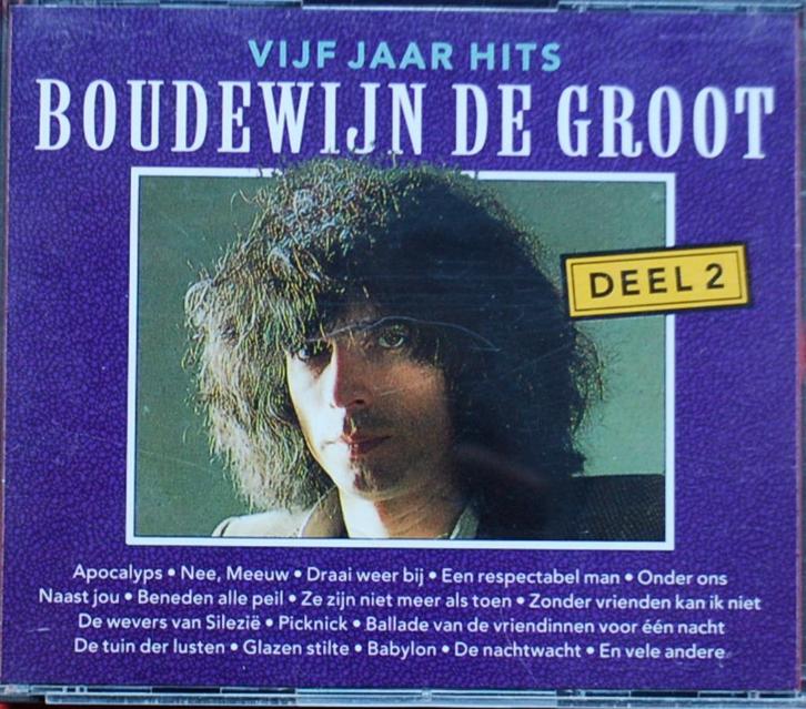 2cd Boudewijn de Groot Vijf jaar hits deel 2 met Apocalyps, Cd's en Dvd's, Cd's | Rock, Gebruikt, Poprock, Ophalen of Verzenden