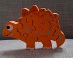 Houten dino 3D puzzel., Ophalen of Verzenden, Zo goed als nieuw, Van hout, Minder dan 10 stukjes