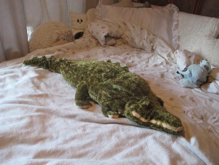 Grote krokodil knuffel, Kinderen en Baby's, Speelgoed | Knuffels en Pluche, Zo goed als nieuw, Overige typen, Ophalen of Verzenden