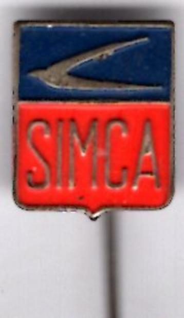 SIMCA zilverkleurig auto speldje ( C_256a ) beschikbaar voor biedingen