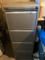 Te koop: BISLEY archiefkast 4 laden grijs zeer goede staat, Huis en Inrichting, Kasten | Roldeurkasten en Archiefkasten, Ophalen