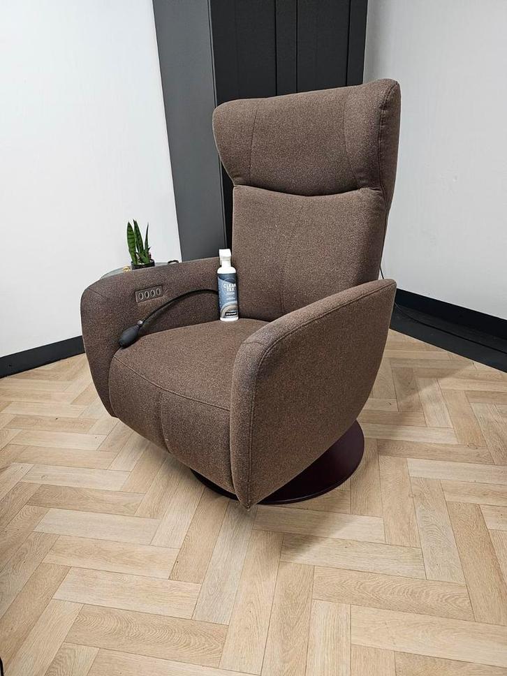 Prominent Wilson Relaxstoel met Sta-op Functie, Huis en Inrichting, Fauteuils, Zo goed als nieuw, Metaal, Stof, 75 tot 100 cm