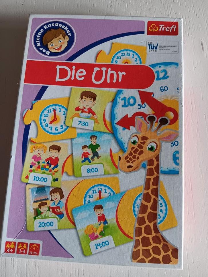 Leren klok kijken en de dag herkennen Trefi, Kinderen en Baby's, Speelgoed | Educatief en Creatief, Gebruikt, Rekenen, Ophalen of Verzenden