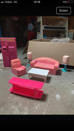 Barbie Huis Meubels Set, Ophalen of Verzenden, Gebruikt, Toebehoren