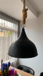 2 Industriële Hanglampen aan Touw, Huis en Inrichting, Ophalen, Gebruikt, Metaal, 50 tot 75 cm