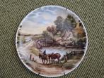 Decoratief bord met landschap van J.C. van Hunnik, Antiek en Kunst, Ophalen of Verzenden