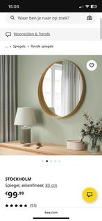 Ronde spiegel, Huis en Inrichting, Woonaccessoires | Spiegels, Rond, Ophalen of Verzenden, Zo goed als nieuw, 75 tot 100 cm