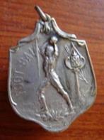 Zilveren Sportmedaille Belgie voetbalkampioenschap 1945-46., Verzenden, Zilver, Buitenland