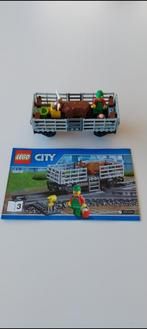 Lego trein: wagon voor veevervoer, Ophalen of Verzenden, Nieuw, Complete set, Lego
