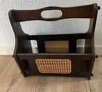 Vintage Thonet lectuurbak hout en rotan, Huis en Inrichting, Woonaccessoires | Krantenbakken en Lectuurbakken, Ophalen of Verzenden