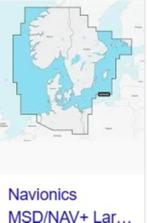 Navionics kaartje (MSD) van Denemarken/Zweden, Ophalen of Verzenden, Nieuw, Kaartplotter of Fish Finder