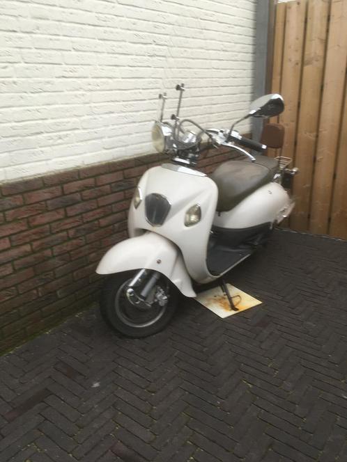 Retro snor scooter, Fietsen en Brommers, Snorfietsen en Snorscooters, Gebruikt, Overige merken, Benzine, Ophalen