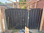Tuinpoort tuindeur en schuttingdeel, Tuin en Terras, Schuttingen, Ophalen of Verzenden, Gebruikt, Minder dan 3 meter