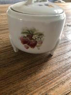 Vintage Aardewerk Jam Potje met Deksel, Gebruikt, Overige typen, Ophalen of Verzenden, Overige stijlen