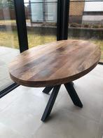 Mooie ovale eettafel - 160x90 cm, Huis en Inrichting, Tafels | Eettafels, Ophalen, 50 tot 100 cm, Zo goed als nieuw, Metaal