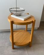 Rond hout Ikea bijzet tafeltje listerby vintage, Huis en Inrichting, Tafels | Bijzettafels, 45 tot 60 cm, Minder dan 55 cm, Rond