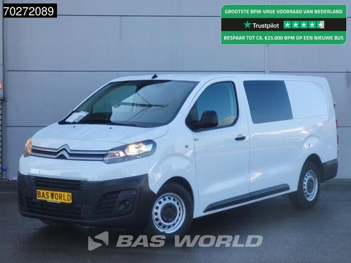Citroën Jumpy 120PK Long Dubbel Cabine L3H1 Navi Parkeersen, Auto's, Bestelauto's, Bedrijf, Te koop, Airconditioning, Bluetooth