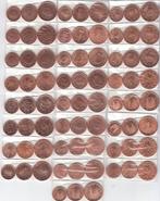 Europa collectie van 5x 25 verschillende 1, 2 en 5 eurocent, Postzegels en Munten, Munten | Europa | Euromunten, Ophalen of Verzenden