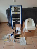 Complete urinoirset met witte glans of matte urinoir NIEUW !, Huis en Inrichting, Ophalen, Nieuw