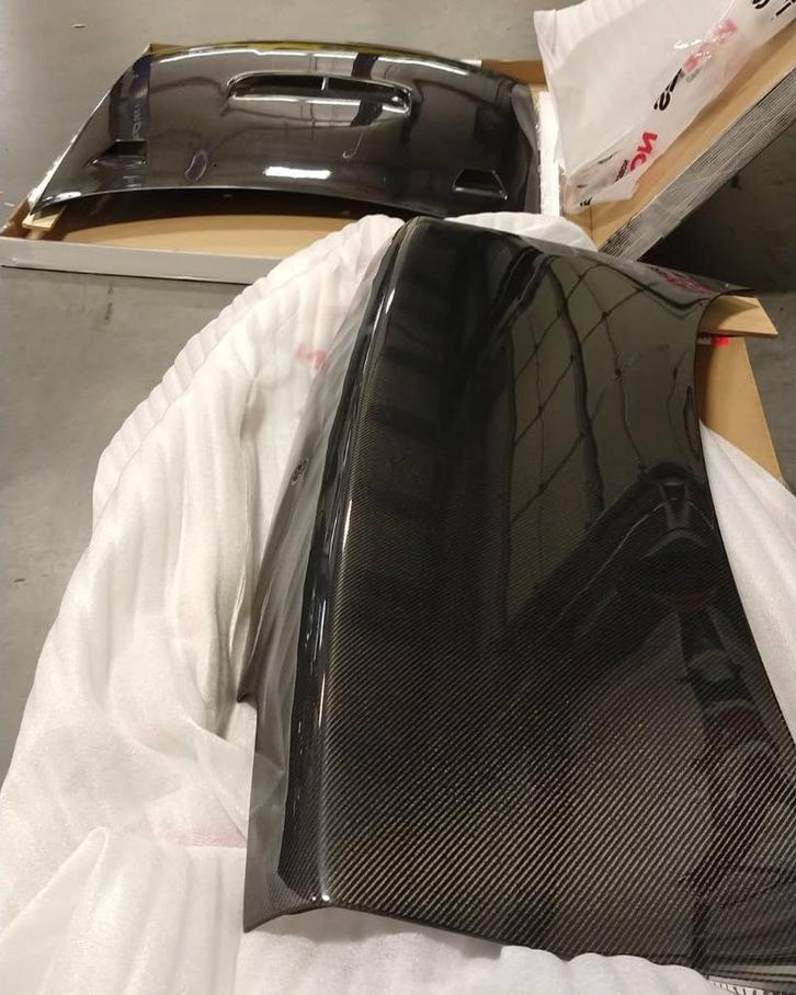 Seibon Carbon JU-style motorkap achterklep - Skyline R32 GTR, Auto diversen, Tuning en Styling, Ophalen of Verzenden