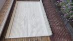 Houten rolluik, Doe-het-zelf en Verbouw, Rolluiken, Gebruikt, Ophalen of Verzenden, 200 cm of meer, Wit