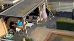 Betontegels antraciet 60x60 25 vierkante meter, Tuin en Terras, Tegels en Klinkers, Ophalen, Gebruikt, 10 m² of meer, Beton