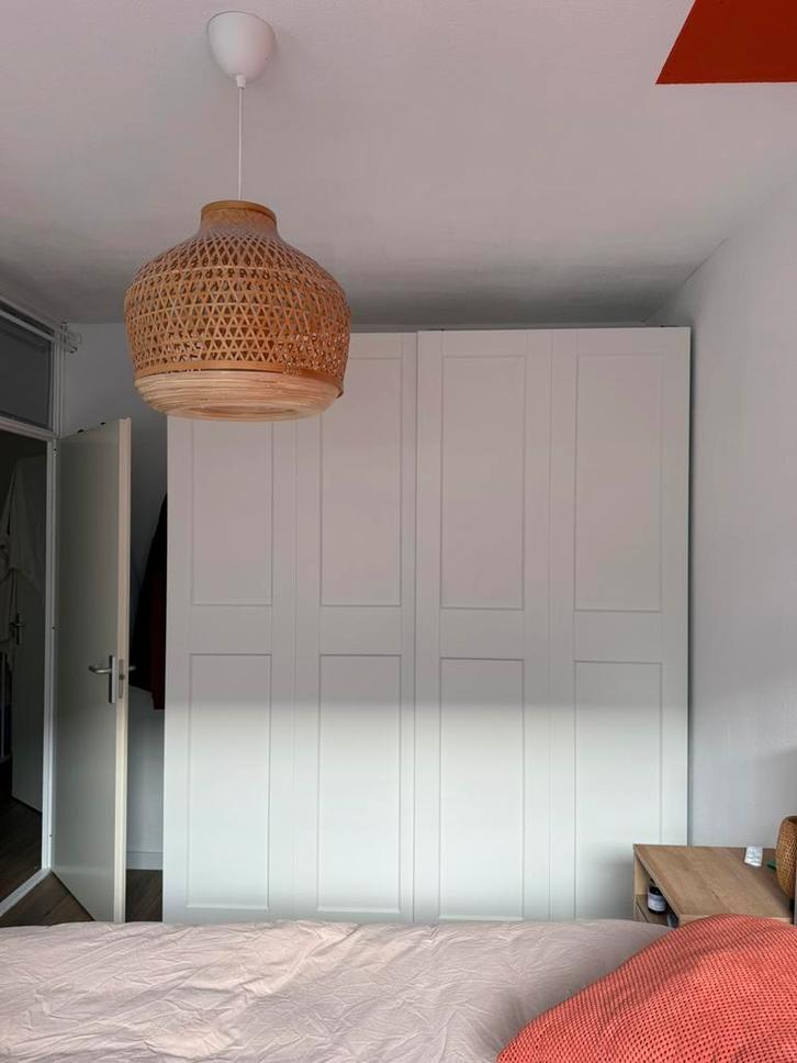 IKEA PAX kast met schuifdeur - wit, Huis en Inrichting, Kasten | Kledingkasten, Zo goed als nieuw, 200 cm of meer, 200 cm of meer