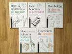 Boek 5 stuks Felix Lorenzi hoe teken ik natuur, perspectief,, Verzenden, Zo goed als nieuw, Tekenen en Schilderen