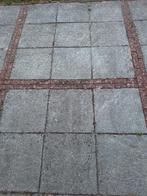 Betontegels 40x40 cm groen/grijs, Ophalen, Gebruikt, Klinkers, 10 m² of meer