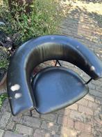 De Meander Gamma Fauteuil stoel van Rudolf Wolf, Huis en Inrichting, Ophalen, Dutch Design Italian Vintage retro, Zwart, Zo goed als nieuw