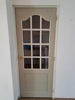 Klassieke binnendeur met glas 83x201.5cm stomp, Ophalen, 80 tot 100 cm, Binnendeur, Zo goed als nieuw