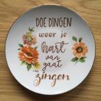 Wandbord/tekstbord (vintage/retro) & quote Doe dingen waar, Ophalen of Verzenden